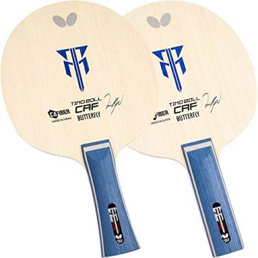 Imagem de Butterfly Timo Boll CAF Lâmina de tênis de mesa – Lâmina de fibra CA – Lâmina Timo Boll CAF – Lâmina profissional para tênis de mesa – Disponível nos estilos FL e ST – Feito no Japão