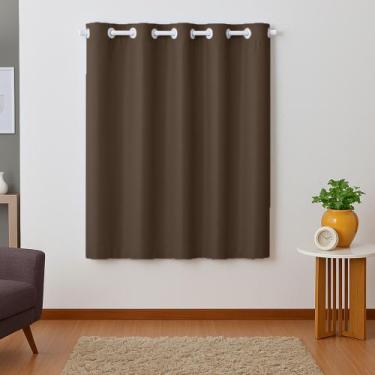 Imagem de Cortina Blackout Corta Luz 1,10 X 1,30 Antimofo Sala Quarto Cozinha - 