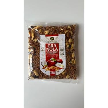 Imagem de Granola Néctar de Maçã Biomass, Mix de Cereais com Frutas e Castanhas, Vegano, 400g