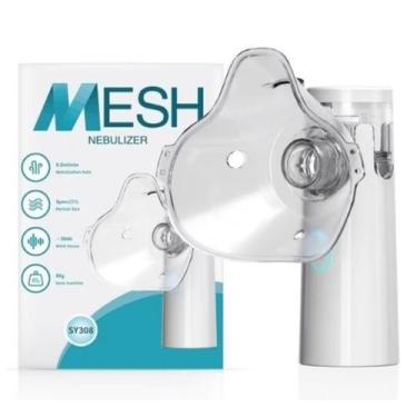 Imagem de Inalador Nebulizador Portatil a Vapor Ultra Silencioso Nebulizador e I