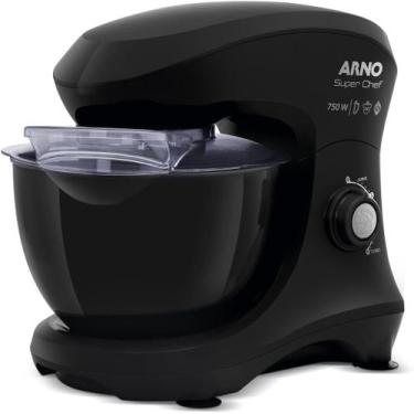 Imagem de Batedeira Planetaria Arno SuperChef 5 Litros 750W Preto 127V, 110V