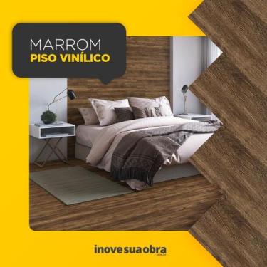 Imagem de Piso Vinílico Colado Linha Premium 2mm Vinile, Marrom