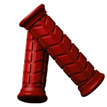 Imagem de Manopla Star Grip Vermelho, De Punho Luva Bicicleta MTB Aro 20 24 26 2