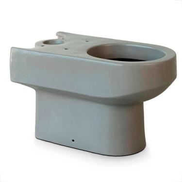 Imagem de Bacia para Caixa Acoplada Carrara Soft Antracite Deca