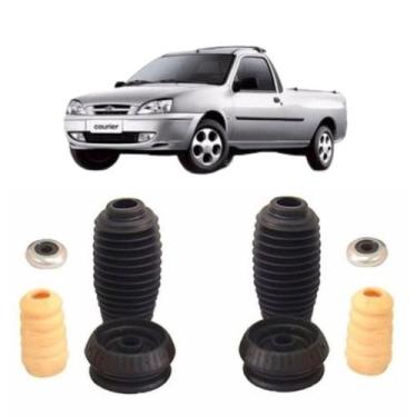 Imagem de Kit Coxim Batente do Amortecedor Dianteiro Ford Courier - Solupe Parts