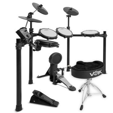 Imagem de Bateria Eletrônica Profissional Midi Voik BOOST-700 Com Banco