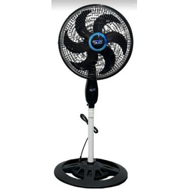 Imagem de Ventilador Solaris 6 Pás Turbo Ultra Potente 75w Tyf C/ Pe 110v, Preto