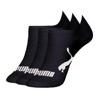 Imagem de Meia Puma Sapatilha Infantil 2740.001 C/3, Preto, Preto, Preto, 260, 2