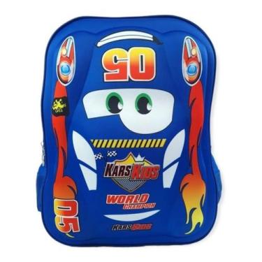 Imagem de Mochila Carros Infantil Costas Escolar Meninos - Vozz