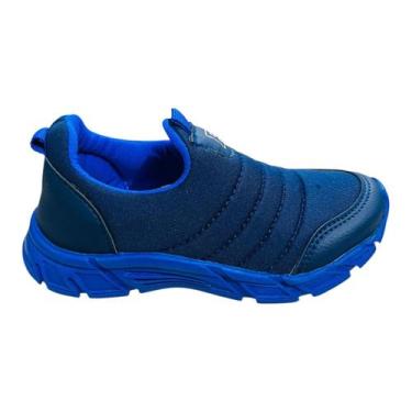 Imagem de Tênis Infantil Pipos Básico Liso, Marinho, Royal, 29