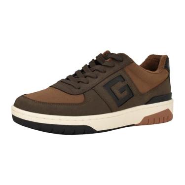 Imagem de GUESS Tênis masculino Nastele, Marrom Multi 210, 43