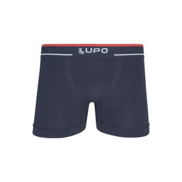 Imagem de Cueca Boxer Lupo 00733-004 Adulto Sem Costura Poliamida T. P/GG, GG, 8