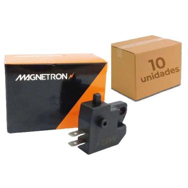 Imagem de Interruptor De Freio Honda Cg Titan 150 2005 Es Esd Dianteiro Magnetron Kit Com 10 Peças
