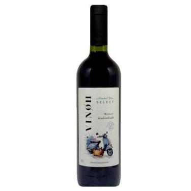 Imagem de Vinho Sem Álcool Tinto Seco Merlot Vinoh Select - 750mL - Nacional