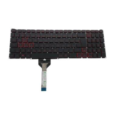 Imagem de Teclado Para Notebook Acer Nitro An515-57 Flat Fino Led Red