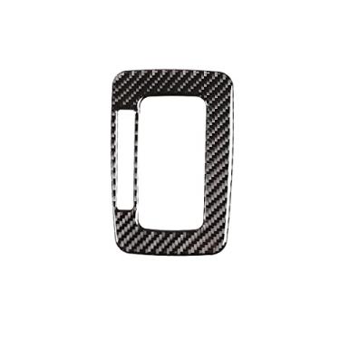 Imagem de Adesivo decorativo indicador de engrenagem de controle central de carro compatível com Ford Ranger 2015-2022 fibra de carbono console de mudança de marchas antiarranhões adesivo moldura painel