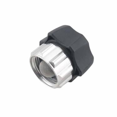 Imagem de Ruiwaer Máquina de limpeza de liga de alumínio preta de 0,9 cm, conector de entrada de água, filtro universal, encaixe de mangueira de jardim, adequado para a maioria dos equipamentos de lavadora de