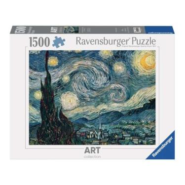 Imagem de Ravensburger Quebra-cabeça Vincent Van Gogh, Noite Estrelada (1889) 1.500 peças