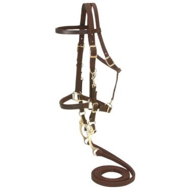 Imagem de Tough 1 Coleção Australiana Outrider de Nylon Bridle/Halter, Marrom