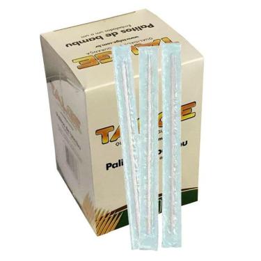 Imagem de 2.000 palito de dente em sachê embalado um a um talge  1cx 
