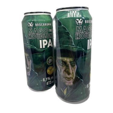 Imagem de 2 Cervejas Mago De Houblon Lata 473Ml Juice Ipa Bodebrown