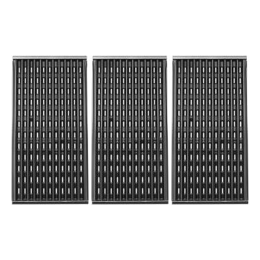 Imagem de AOREWTGGH Grelhas infravermelhas de 43 cm para Charbroil Performance Tru Infrared 3 Burner 463370719 463371116 463280019 463371716 463633316 G460-0500-W1, placa emissora de porcelana estampada, 3 Peça