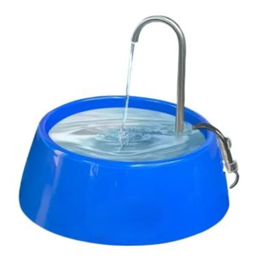 Imagem de Fonte De Agua Gatos Bebedouro Pet Cães Mec Dura 35x25x19cm 2.5L Bivolt Silenciosa Residencia Bebedouro Para Cães (MEC-AZUL)