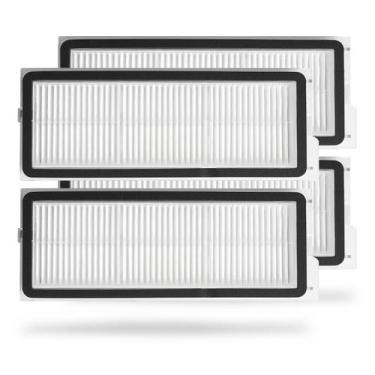 Imagem de Pacote com 4 peças de reposição de filtro laváveis para Roborock Qrevo
