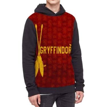 Imagem de Moletom Com Capuz Harry Potter Ref:399 - smoke, Preto, GG