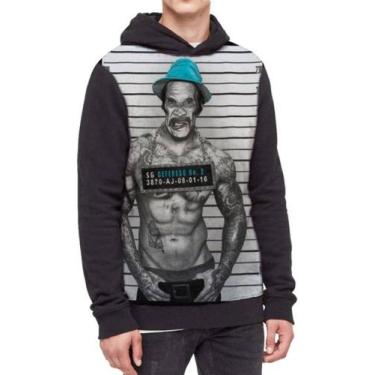 Imagem de Moletom Com Capuz Bandido Madruga Chaves Ref:750 - smoke, Preto, G