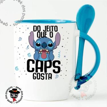 Imagem de Caneca de Cerâmica Stitch Do Jeito que o CAPS Gosta - Mina Store, Fund