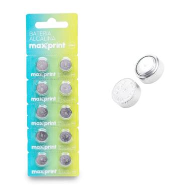 Imagem de Pilha Bateria Alcalina 1.5V LR44 Blister 14 Unidades 145mAh