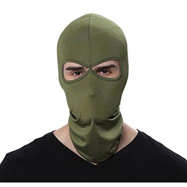 Imagem de GANWAY – Chapéu de motocicleta para esportes ao ar livre, balaclavas (verde militar)
