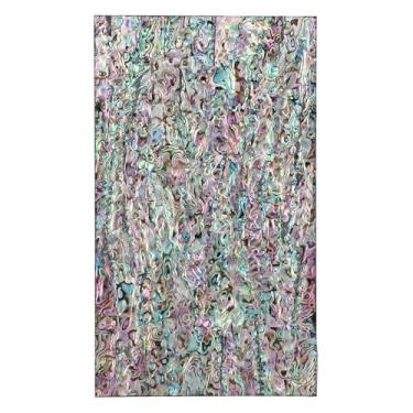 Imagem de Folha de revestimento folheado de cabeça de guitarra DIY Luthier suprimento para reparo e personalização de guitarra placa em branco pérola verde material de revestimento durável fácil de cortar e