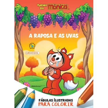 Imagem de Livro - Turma da Mônica - Fábulas Ilustradas para Colorir - A Raposa e