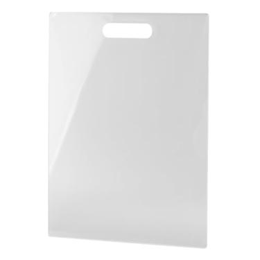 Imagem de AYNEFY Tábua de Corte Transparente, Tábua de Cortar Acrílica para Cozinha Com Alça Fácil de Segurar 12,6 X 8,9 Polegadas para Fatiar e Cortar Legumes e Carnes