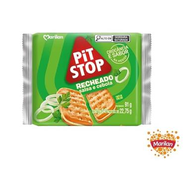 Imagem de Biscoito Pit Stop Recheado Sabor Salsa e Cebola