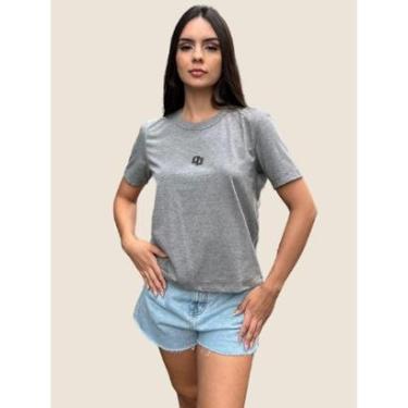 Imagem de Camiseta Feminina Elegante em Viscose Colcci Cor:;Tamanho:PP-Feminino