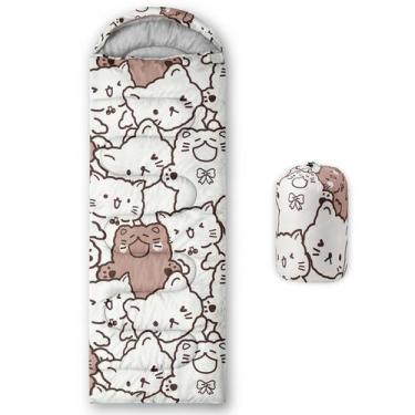 Imagem de Saco de dormir CVHOUSE Kawaii Cat Camping 3 Season Waterproof
