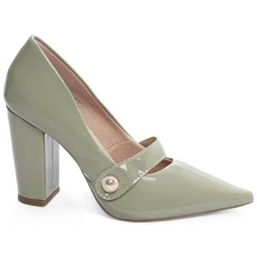 Imagem de Sapato Salto Alto Scarpin 37 Verde Femenino TORRICELLA