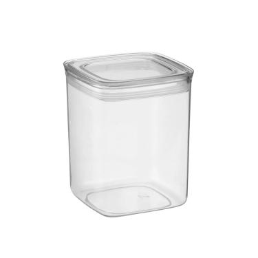 Imagem de Pote Hermético Arthi em Acrílico Quadrado com Tampa 1,7L