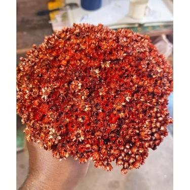 Imagem de Flor Sempre-Viva Natural Desidratada Kit 300 600 1200 Flores – Decoração Festa Casamento e Arranjos Artesanais (Marron terracota,300 flores (2 buquês))