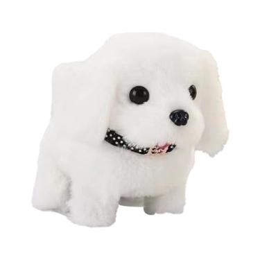 Imagem de Filhote de cachorro de pelúcia andando, Filhote de cachorro robô - Brinquedo de pelúcia para cachorro robô interativo realista | Robot Dog Pet Plush Brinquedo interativo realista para cachorrinhos, an