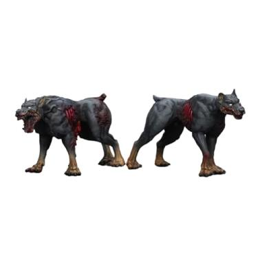 Imagem de Joytoy Dark Source Zombie Figure Police Dogs 1/26 Action Figure with Movable and Detachable Joints, Miniature Zombie Figurines for Halloween Display and Imaginative Play