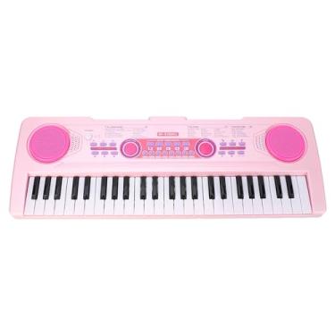 Imagem de Teclado de Piano Infantil, 100 Tons de Ritmos, Piano Digital Portátil, Instrumentos Educativos para Meninos e Meninas Com Microfone