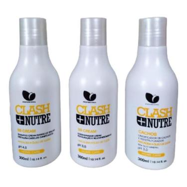 Imagem de Kit Hidratação E Nutrição Capilar Cachos 900 Ml Brasilian - Manga Rosa