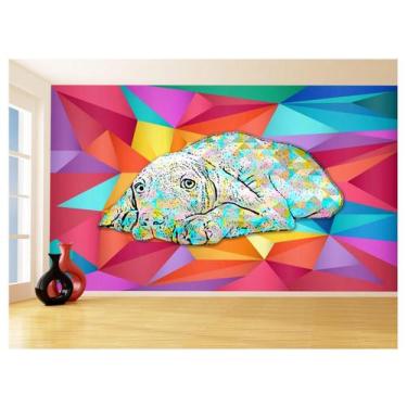 Imagem de Papel De Parede 3D Animais Pop Art Cachorro Pet 3,5M Pxa238 - Você Dec