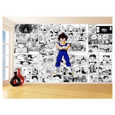 Imagem de Papel De Parede 3D Dragon Ball Vegeta Anime 3,5M Dbz692 - Você Decora