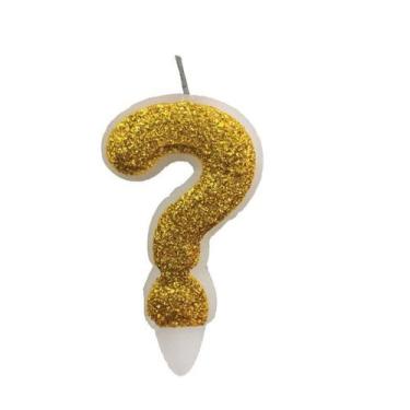 Imagem de Vela De Aniversário Dourada Glitter - Illumina