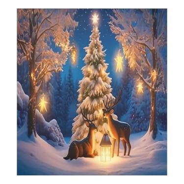 Imagem de SEHANY Capa magnética para lava-louças de árvore de Natal, adesivos magnéticos para decoração de Natal antiarranhões para painel de geladeira e lava-louças, decoração de Natal de cozinha doméstica 58